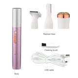 SilkyGlow 4-in-1 Rechargeable Shaver for Women