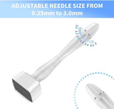 Derma Stamp Adjustable Pen 140A 0mm - 3mm, Titanium micro needles